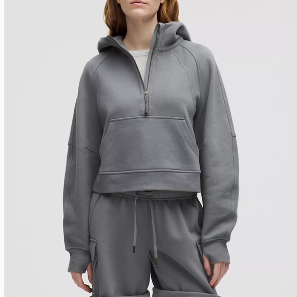 lululemon athletica Sweaters - Lululemon Half Zip Scuba Hoodie